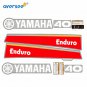 For Yamaha 40HP 2 Stroke Outboard Graphics/Sticker Kit Top Cowling Sticker