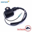 3C7-06040-0 Ignition Coil For Tohatsu Outboard 2 Stroke 40-70-115HP NS40D2 M115A 3C7-06040-0 Ignition Coil For Tohatsu Outboard 2 Stroke 40-70-115HP NS40D2 M115A