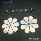 Reed Valve Plaste Set For 2T 25HP 30HP YAMAHA Outboard Motor Block 689-W0004 Reed Valve Plaste Set For 2T 25HP 30HP YAMAHA Outboard Motor Block 689-W0004