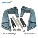 689-43111 689-43112 Bracket For Yamaha Outboard 2T 25 30HP Parsun Hidea Seapro 689-43111 689-43112 Bracket For Yamaha Outboard 2T 25 30HP Parsun Hidea Seapro