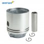 54MM Piston Set Std 6E3-11631 For 5HP 2T Yamaha Powertec Outboard Motor Seapro