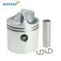 54MM Piston Set Std 6E3-11631 For 5HP 2T Yamaha Powertec Outboard Motor Seapro