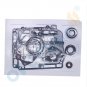 Lower Casing Gasket Kit 6G1-W0001-02 For 2T 6HP 8HP 6C 8C Yamaha Outboard Parts