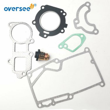 Thermostat 6E5-11241 Gasket Kit For Yamaha 2T 3HP Outboard 6L5-45113 11181 11193