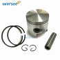 3C8-00001-3 /4 STD Piston Set & RINGS For Tohatsu M40D 40HP Outboard Engine