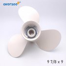 Oversee 9 7/8 x 9 Propeller 664-45941-01-EL For Yamaha 25HP 30HP Outboard Motor Oversee 9 7/8 x 9 Propeller 664-45941-01-EL For Yamaha 25HP 30HP Outboard Motor