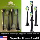 4 PCS Philips Sonicare DiamondClean HX6064 Toothbrush Black Replacement Heads