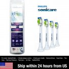 4 Packs White Philips Sonicare Diamond Clean HX6064 Genuine Heads with Package