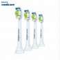 4 Packs White Philips Sonicare Diamond Clean HX6064 Genuine Heads with Package