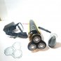 Gold Men's Electric Shaver with RQ12 Shaver Head for Skull Beard & nose trimmer