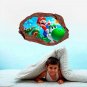 Super Smash Bros Mario Characters 3D Window Rock Decal Wall Sticker Art Mural a