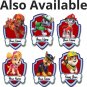 Paw Patrol, Skye shield Window View Color 3D Wall Sticker Wall Mural