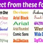 Disney FINDING DORY Nemo like, with your name custom text Sticker decal