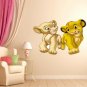 The lion king, Simaba Nala Window View Decal WALL STICKER Home Decor Art Mural 2