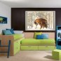 3D Effect Window WALL STICKERS TIGERS Winter Snow tiger Sticker Decor Mural 43