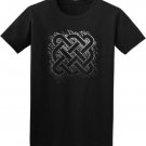 Black graphic tee- celtic knot T-Shirt Men