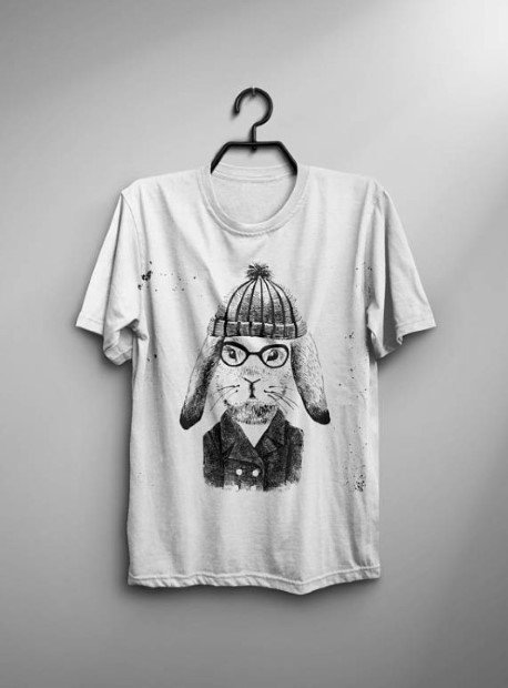 Hare Hipster T-Shirt Men