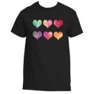 Hearts Graphic Tee T-Shirt Men
