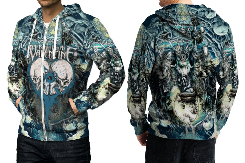 Bullet For My Valentine Band Zipper Men's Hoodie