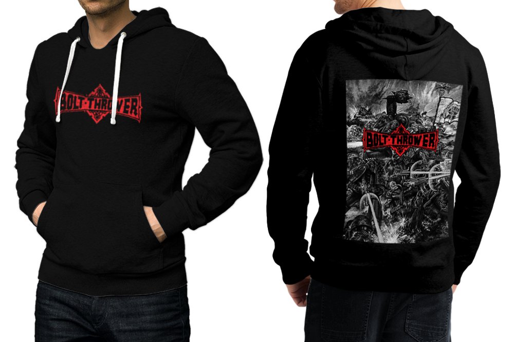 Bolt Thrower Band Realm Of Chaos Black Men's Classic Hoodie