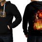 Disturbed America Fire Black Men's Classic Hoodie