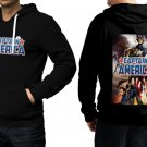 The Avengers Endgame Captain America Black Men's Classic Hoodie