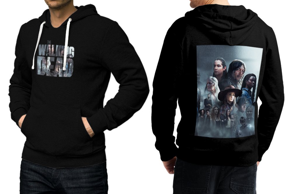 The Walking Dead Season 9 Black Men's Classic Hoodie