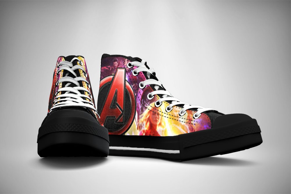 Avenger End Game High Top Men's Shoes