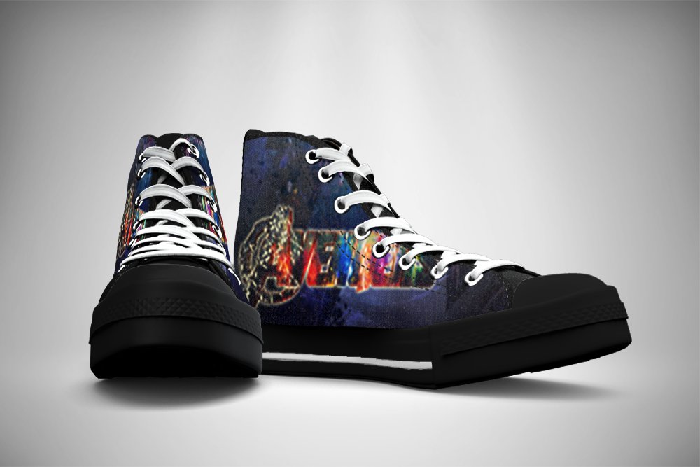 Avengers Infinity Stone High Top Men's Shoes