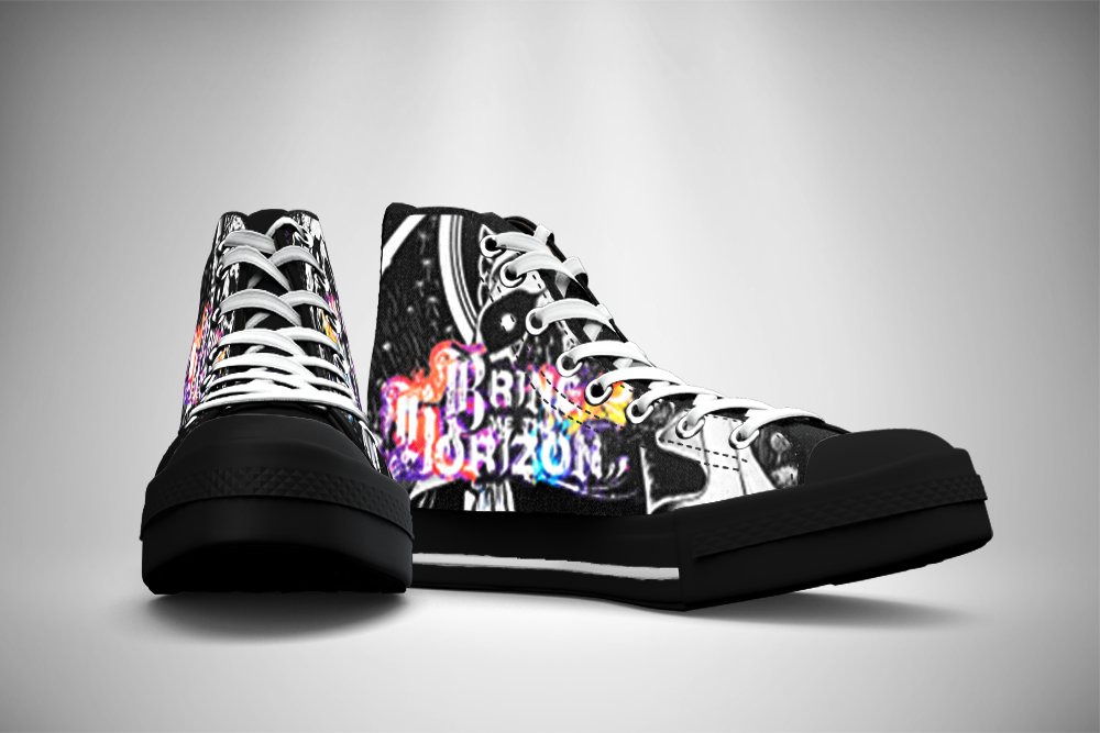 Bring Me The Horizon High Top Men's Shoes