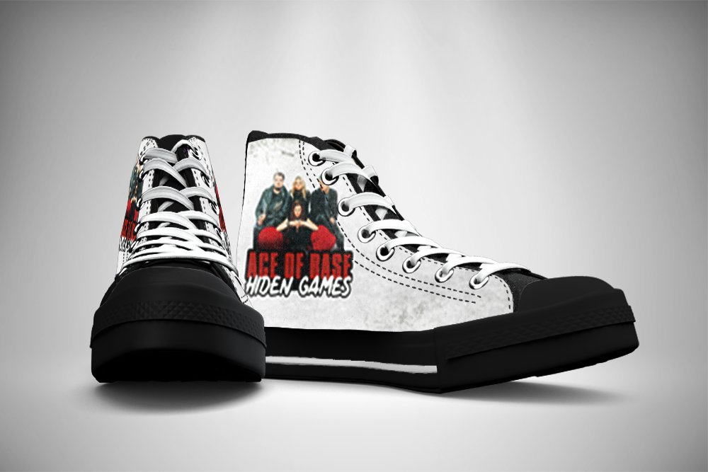 Hidden Gems Ace Of Base High Top Men's Shoes