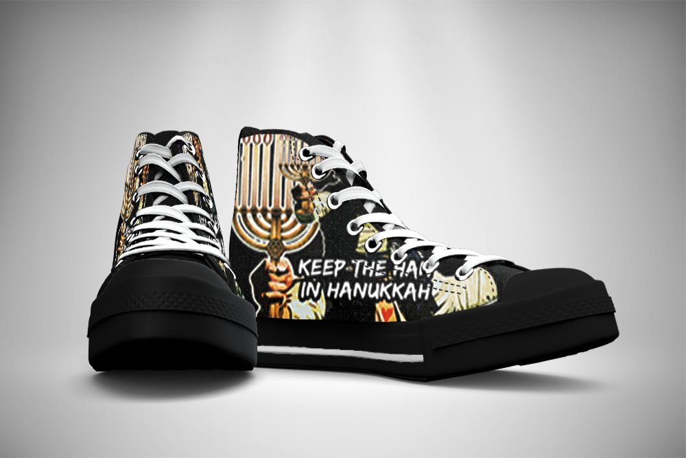 New Keep The Han In Hanukkah High Top Men's Shoes