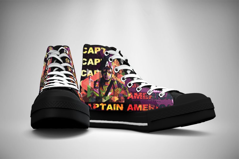 The First Avengers High Top Men's Shoes