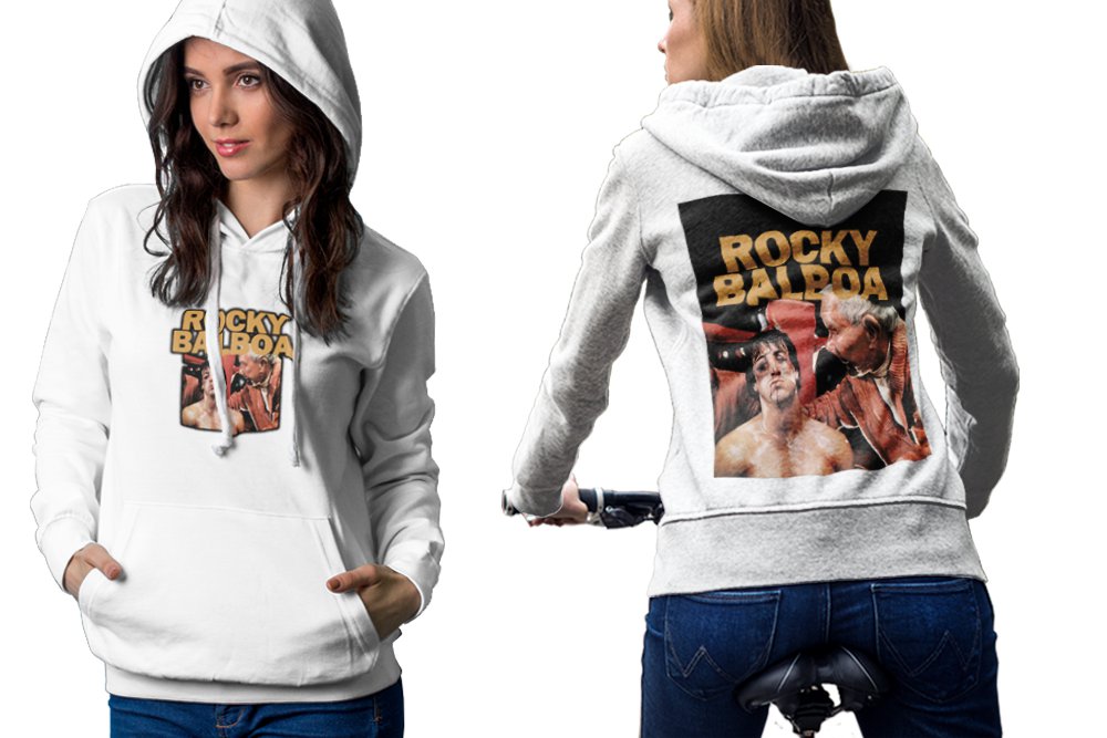 Rocky Balboa Creed Micks White Men's Classic Hoodie