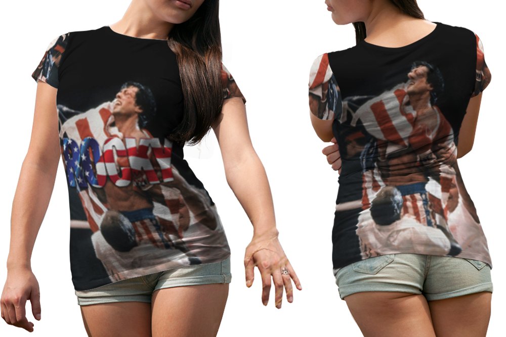 women's rocky balboa t shirt