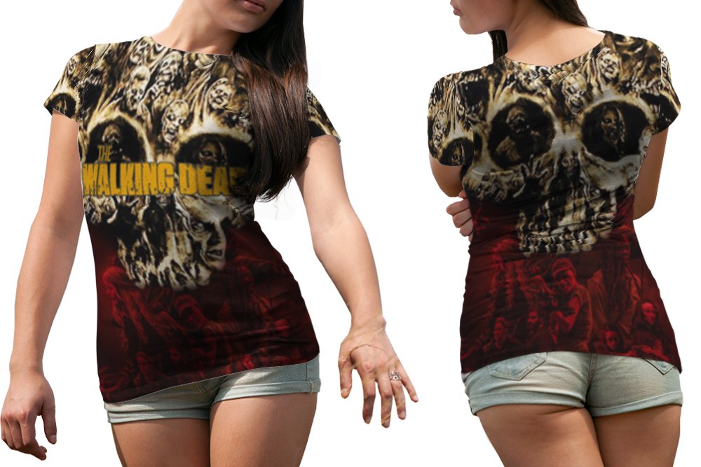 The Walking Dead Womens T Shirt Tee 7756