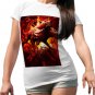 Slayer, Nuclear Blast Usa Women's White T-Shirt