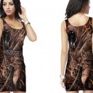 Disturbed Guitarist From Hell Sleeveless Bodycon Dress