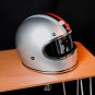 Motorcycle Helmet Motocross Biker Vintage Retro Rebel Style Full Face Helmet
