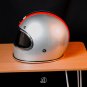Motorcycle Helmet Motocross Biker Vintage Retro Rebel Style Full Face Helmet