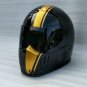 Hand-painted Gold Leaf Tattoo Custom Motorcycle Retro Helmets