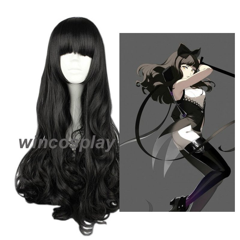Cosplay Wig RWBY Blake Belladonna cosplay wig Blake black cosplay wig