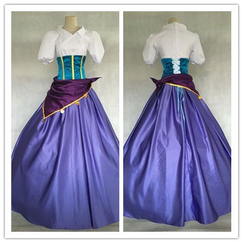 The Hunchback Of Notre Dame Esmeralda Cosplay Costume Dress Outfit Halloween New