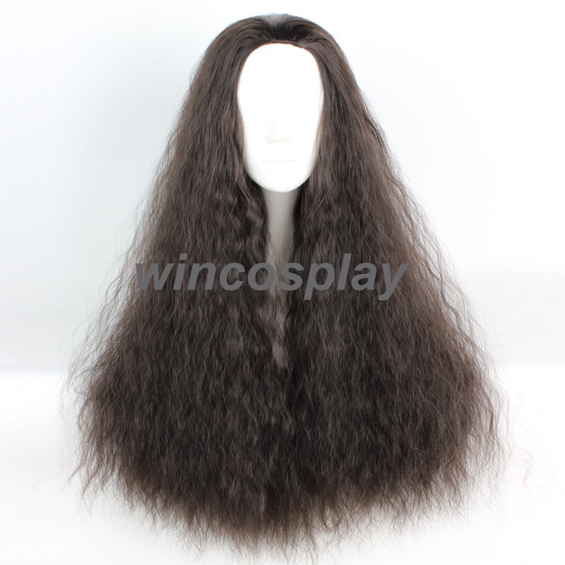 Princess Moana Cosplay wig Long Waves Wig 70cm Brown Cosplay Moana Anime Wig