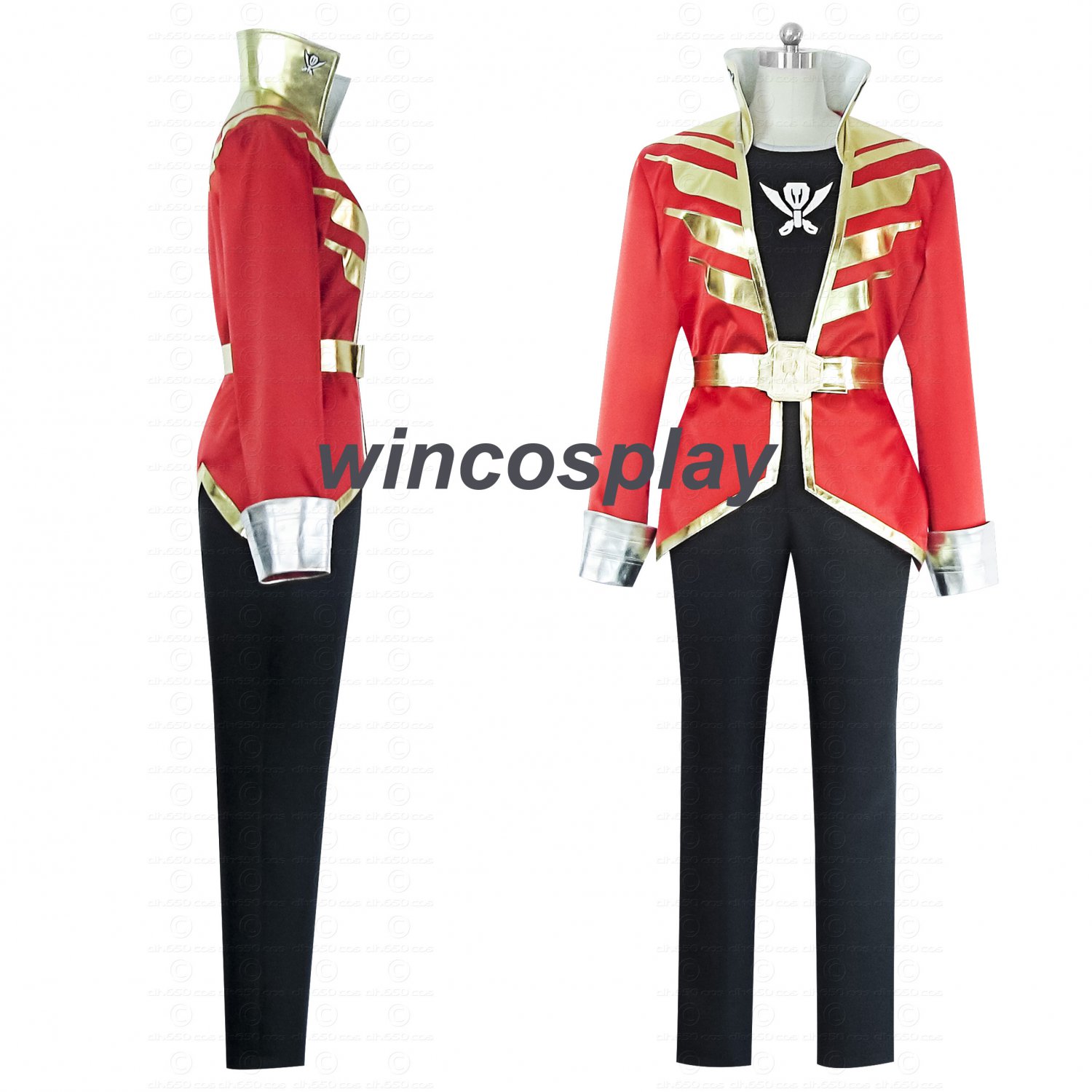Kaizoku Sentai Gokaiger Gokai Red Cosplay Costume Captain Marvelous cosplay costume