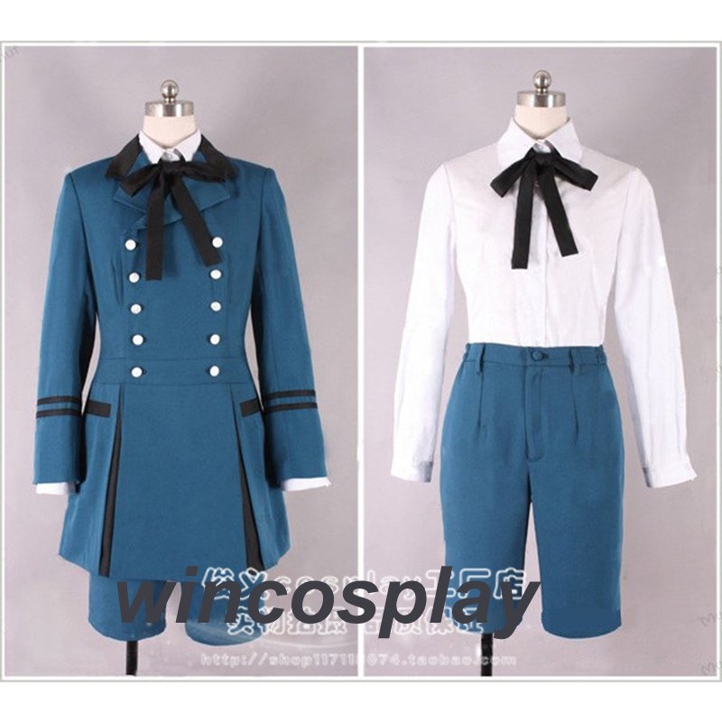 Black Butler Kuroshitsuji Ciel Phantomhive Cosplay Costume ciel cosplay Halloween Costume