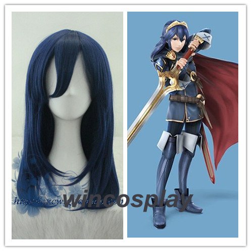 Fire Emblem Awakening Lucina Battlefram​e cosplay costume wig