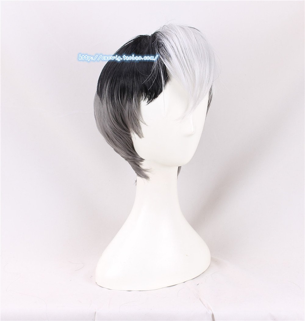 Voltron Defender Of The Universe Shiro Wig Gray Wigs Cosplay Costume Wigs 