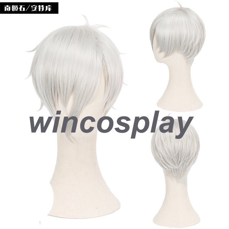 Anime Houseki no Kuni Antarcticite Cosplay Hair Wig Land of the Lustrous Cos