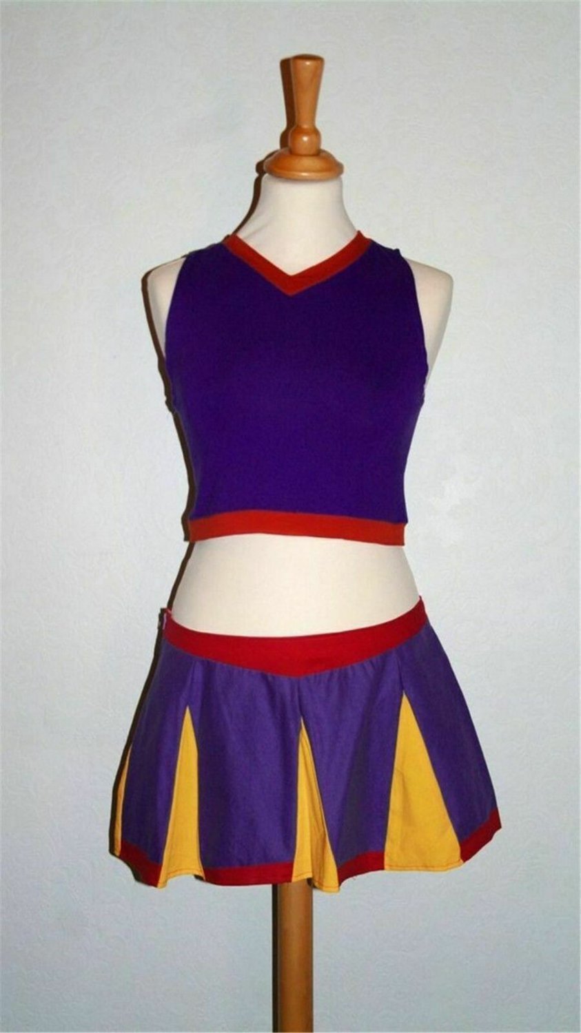 Kim Possible Cheerleader uniform Cosplay Costume custom made